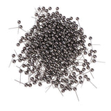 Maxbell 800 Piece Metallic Color Bead Head Push Pins Sewing Quilting Pins Black Gold