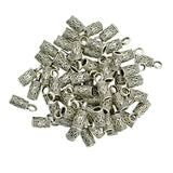 Maxbell 150 Pieces Bell Shape End Cap Cord Connector for Jewelry Making Findings