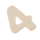 Maxbell 120 Pieces 2 Tray Wooden Numbers - Craft Numbers Kids Learning Toy DIY Decor