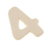 Maxbell 50 Pieces Natural Wood Round Log Slices Discs and 60 Pieces Wooden Numbers