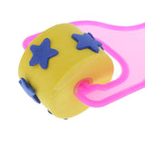 Maxbell 4 Styles Children Sponge Roller Stamper Foam Paint DIY Crafts Stamps Pink - Aladdin Shoppers
