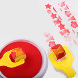 Maxbell 4 Styles Children Sponge Roller Stamper Foam Paint DIY Crafts Stamps Pink - Aladdin Shoppers