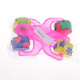 Maxbell 4 Styles Children Sponge Roller Stamper Foam Paint DIY Crafts Stamps Pink - Aladdin Shoppers