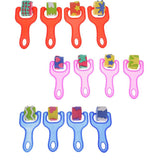 Maxbell 4 Styles Children Sponge Roller Stamper Foam Paint DIY Crafts Stamps Pink - Aladdin Shoppers