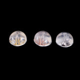 Maxbell 10 Pairs Earring Backs Soft Clear Silicone Small Metal Spacers DIY Findings