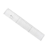 Maxbell Clear Acrylic Drawing Grid Ruler Template for Drawing Anime Painting Supplies Stationery 30cm - Aladdin Shoppers