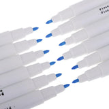Maxbell 72 Pieces Air Erasable Pen Water Soluble Pens Fabric Marker Blue Purple Pink