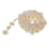 Maxbell 3 Yards Embroidery Lace Trim Applique Ribbon +100g Vitreous Glass Mosaic