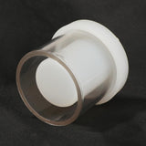 Maxbell Hollow Cube Cylinder Shaped Plastic Candle Mold Tealight Candle Holder Mould