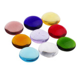 260g Assorted Square Round Vitreous Glass Mosaic Tiles for DIY Arts Crafts