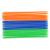 38 Pieces Colored Plastic Rod Painting Needles for Ebru Art Marbling Paint Tool Supplies Kids Art Craft DIY