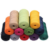 Maxbell 2 Rolls Natural Jute Rope Burlap Twine String Rope Cord DIY Photo Wall Decor