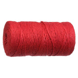 Maxbell 2 Rolls Natural Jute Rope Burlap Twine String Rope Cord DIY Photo Wall Decor