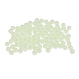 100 Pieces Adults Fashion Jewelry Luminous Beads Jewelry Making Glow Round Crafts Beads Decors Embellishments Gifts 8mm Resin