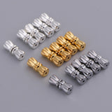 Maxbell Maxbell 15Pcs Multipurpose Home Used DIY Jewelry Components Bowknot Shape Jewelry Connector Screw Clasps for Necklace Clasps & Closures