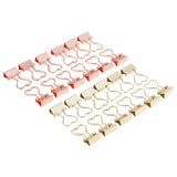 Maxbell 22 Pieces Metal Foldback Binder Clips School Office Paper Clips Rose gold