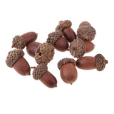 Maxbell 40 Pieces Natural Pine Cones Acorns Dried Table Ornament Home Decoration DIY