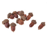 Maxbell 40 Pieces Natural Pine Cones Acorns Dried Table Ornament Home Decoration DIY