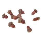 Maxbell 40 Pieces Natural Pine Cones Acorns Dried Table Ornament Home Decoration DIY