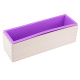 Maxbell 4 Pieces/set Silicone Soap Mold Loaf with Soap Cake Cutter Beveler Planer