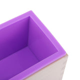 Maxbell 4 Pieces/set Silicone Soap Mold Loaf with Soap Cake Cutter Beveler Planer