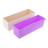 Maxbell 4 Pieces/set Silicone Soap Mold Loaf with Soap Cake Cutter Beveler Planer