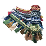 20x1 Yard European Clothing Curtain Tassel Edging Fringe Trim Blue+White