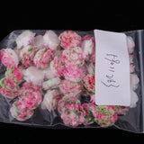 Maxbell 50Pcs DIY Resin Flower Flatback Scrapbooking for Phone Craft Applique pink and green - Aladdin Shoppers