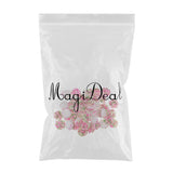 Maxbell 50Pcs DIY Resin Flower Flatback Scrapbooking for Phone Craft Applique pink and green - Aladdin Shoppers