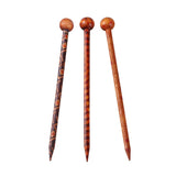Maxbell 10 Pieces Retro Wooden Hairpin Woman Hair Stick Headdress Jewelry Craft 13cm