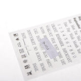 Maxbell Clear Silicone Rubber Stamp for Scrapbook Album Card Numbers Letters 11x20cm