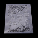 Maxbell Rubber Stamp Sheet Cling Scrapbooking Card Making Album Decor DIY A