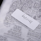 Maxbell Rubber Stamp Sheet Cling Scrapbooking Card Making Album Decor DIY A