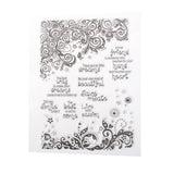 Maxbell Rubber Stamp Sheet Cling Scrapbooking Card Making Album Decor DIY A
