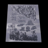 Maxbell Rubber Stamp Sheet Cling Scrapbooking Card Making Album Decor DIY A