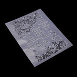 Maxbell Rubber Stamp Sheet Cling Scrapbooking Card Making Album Decor DIY A