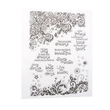 Maxbell Rubber Stamp Sheet Cling Scrapbooking Card Making Album Decor DIY A
