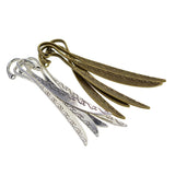 50 Pieces Vintage Beading Flat Bookmarks With Loop DIY Making Jewelry Craft