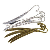 50 Pieces Vintage Beading Flat Bookmarks With Loop DIY Making Jewelry Craft