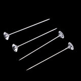 Maxbell 9xCrystal Diamond Head Wedding Corsage Floral Bouquet Pins  200pcs 38x6mm