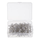 Maxbell 9xCrystal Diamond Head Wedding Corsage Floral Bouquet Pins  200pcs 38x6mm