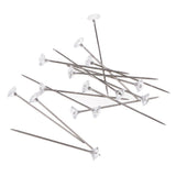 Maxbell 9xCrystal Diamond Head Wedding Corsage Floral Bouquet Pins  200pcs 38x6mm