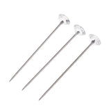 Maxbell 9xCrystal Diamond Head Wedding Corsage Floral Bouquet Pins  200pcs 38x6mm