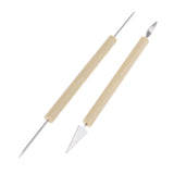 Maxbell 5 Pieces Pottery Clay Sculpting Tools Pottery Art Ceramics DIY Tools Set