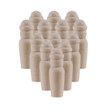 Maxbell 40 Piece Unfinished Wood DIY Family People Wooden Peg Dolls Bodies 60mm 35mm