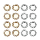 Maxbell 10x Sparkle Fashion Jewelry Base Cabochon Settings Support DIY Settings 8mm Silver Color - Aladdin Shoppers