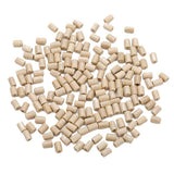 Maxbell Maxbell 300pieces Cylindrical Shape Crafts Beads Wood Loose Spacer Beads Natural Macrame Curtain DIY Supply 8x5mm
