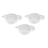 Maxbell 6 Pieces Clear Silicone Liquid Epoxy Resin Casting Jewelry Making DIY Tools
