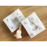 Maxbell 3 Set Polymer Clay Molds DIY Doll Bodies Fondant Cake Decorating Mold Tools