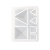 Maxbell 2 Pieces Geometric Silicone Pendant Mold DIY Jewelry Resin Craft Mould Tools